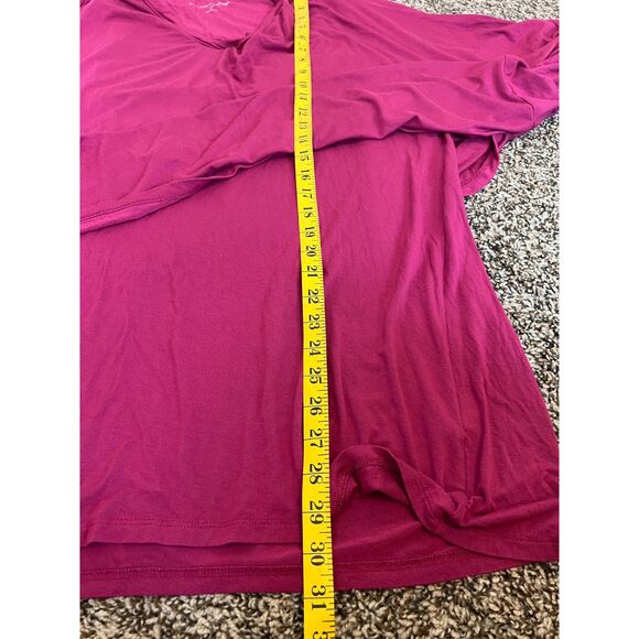 Soft Surroundings Pink Layered Long Sleeve Top Womens Sz 2X Modal Stretchy - Picture 10 of 10